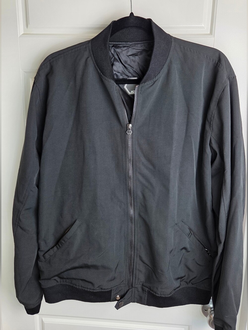 MODIV Men's Black Bomber Jacket XL